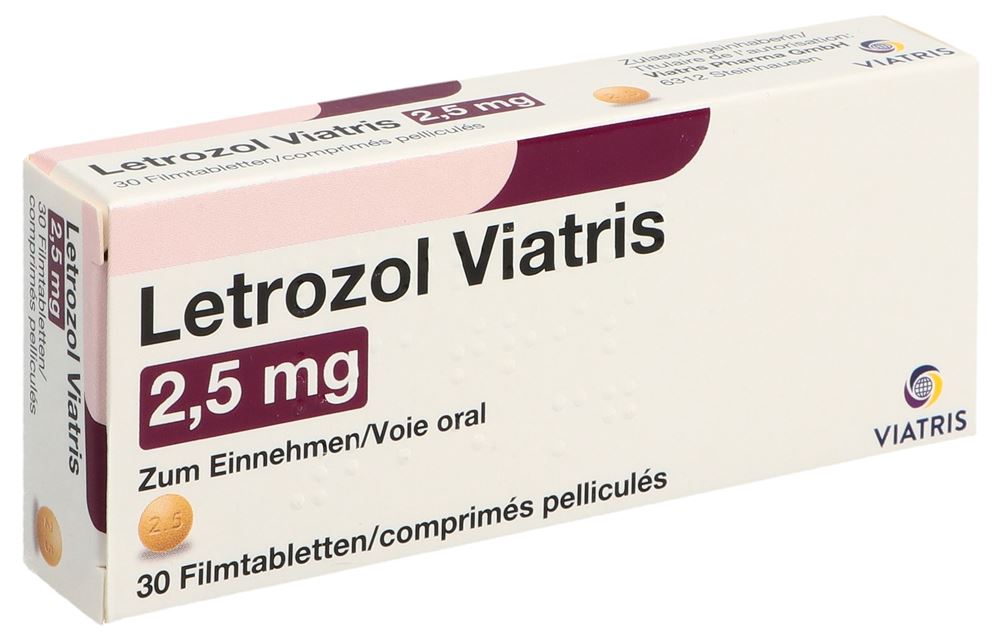 LETROZOLE Viatris 2.5 mg, Hauptbild LETROZOLE Viatris 2.5 mg, Hauptbild