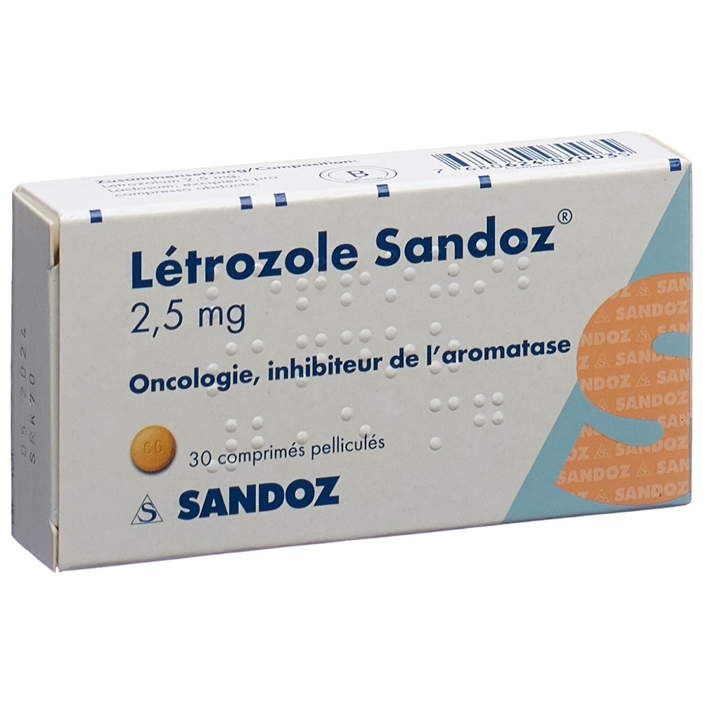 LETROZOLE Sandoz 2.5 mg, image 2 sur 2