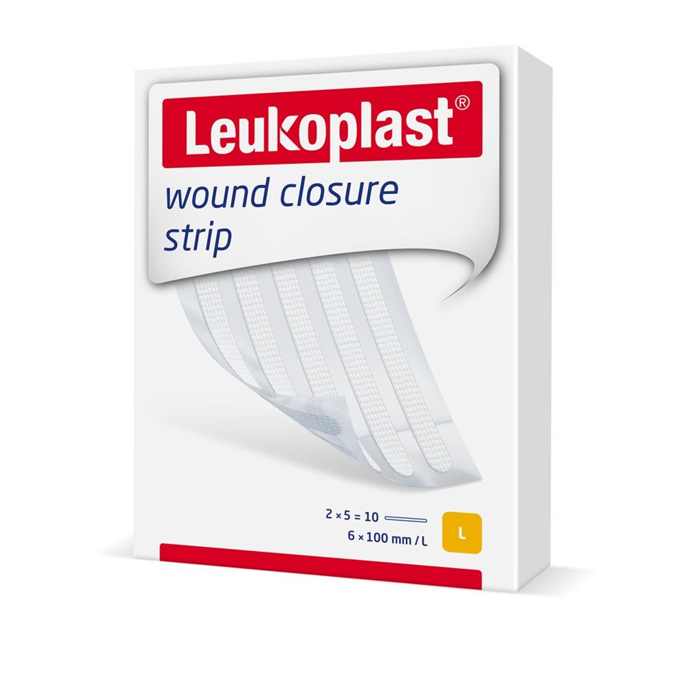 Leukoplast wound closure strip