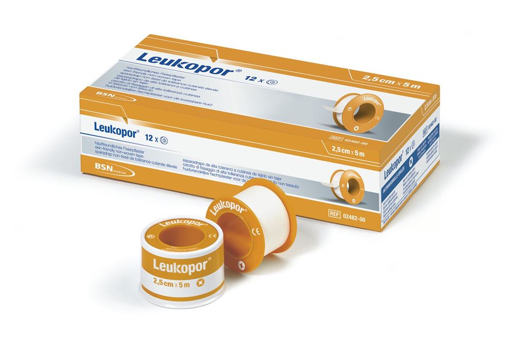 LEUKOPOR sparadrap non-tissé de tolérance cutanée élevée, image principale