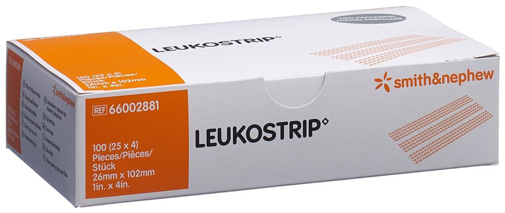 Leukostrip 26mmx102mm 4 Streifen 25 Stk