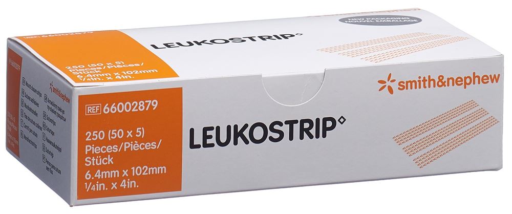 Leukostrip 6.4mmx102mm 5 Streifen 50 Stk