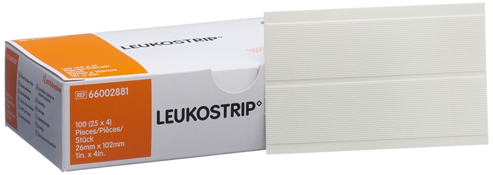 Leukostrip 26mmx102mm 4 bandes 25 pce, image 2 sur 2