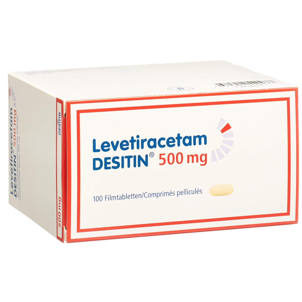 LEVETIRACETAM DESITIN 500 mg, Hauptbild