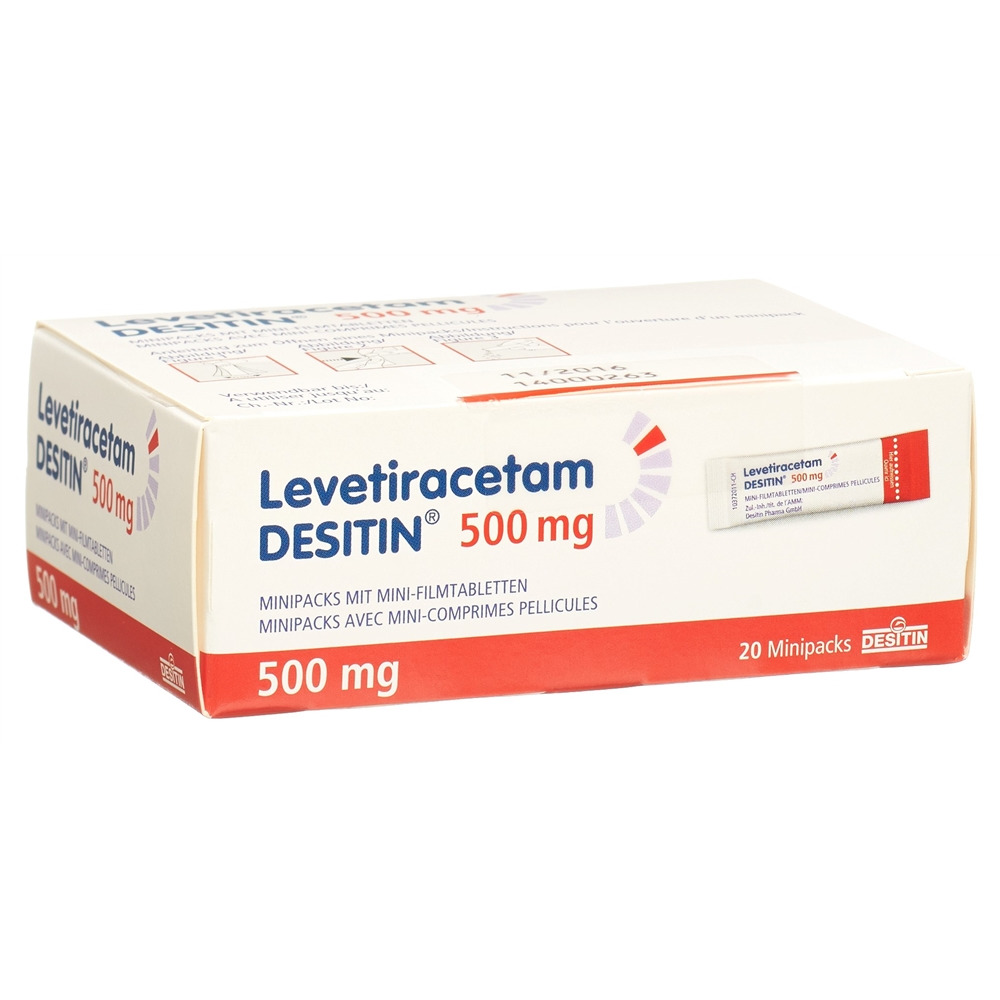 LEVETIRACETAM Minipacks avec mini-comprimés pelliculés 500 mg, image principale