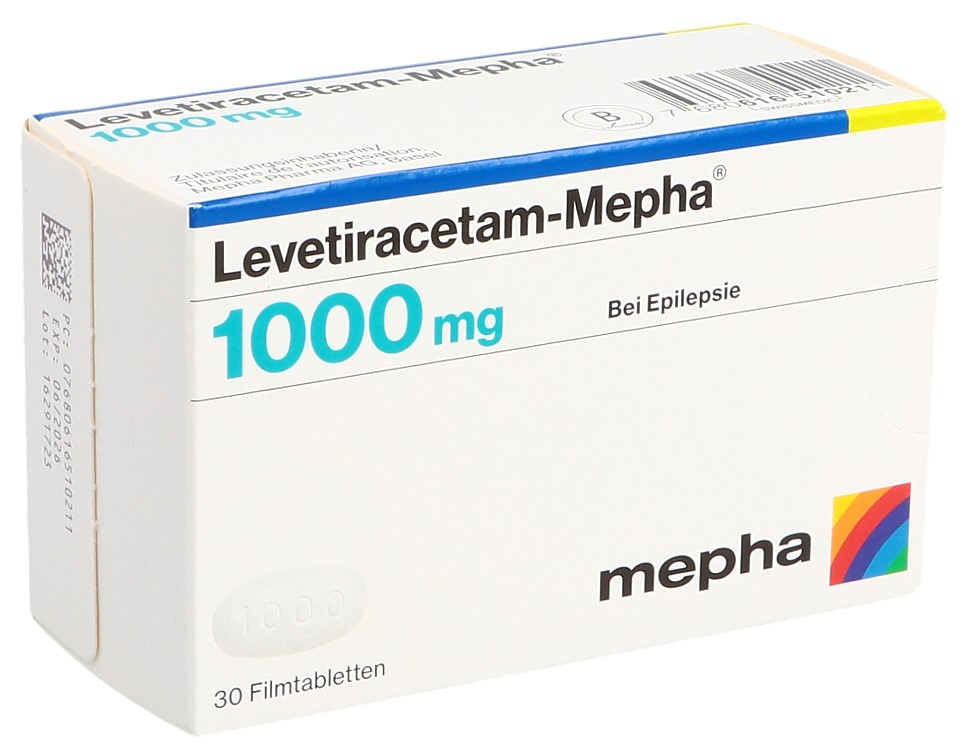 LEVETIRACETAM Mepha 1000 mg, image principale