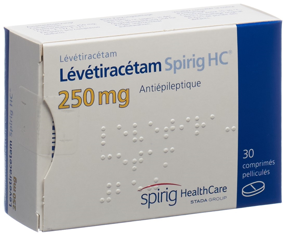 LEVETIRACETAM Spirig HC 250 mg, image 2 sur 2