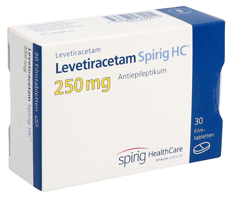 LEVETIRACETAM Spirig HC 250 mg, Hauptbild