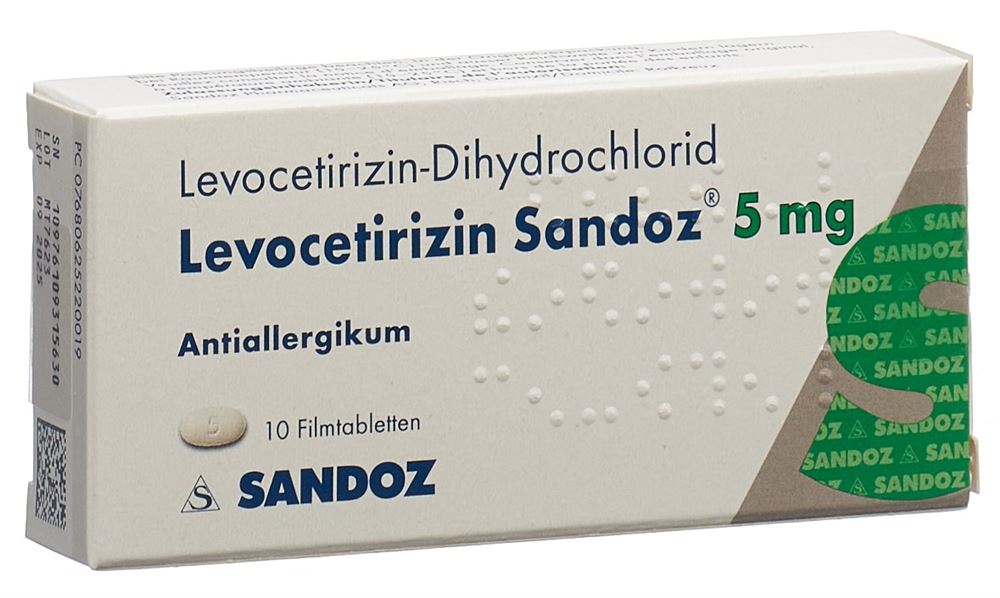 LEVOCETIRIZINE Sandoz 5 mg