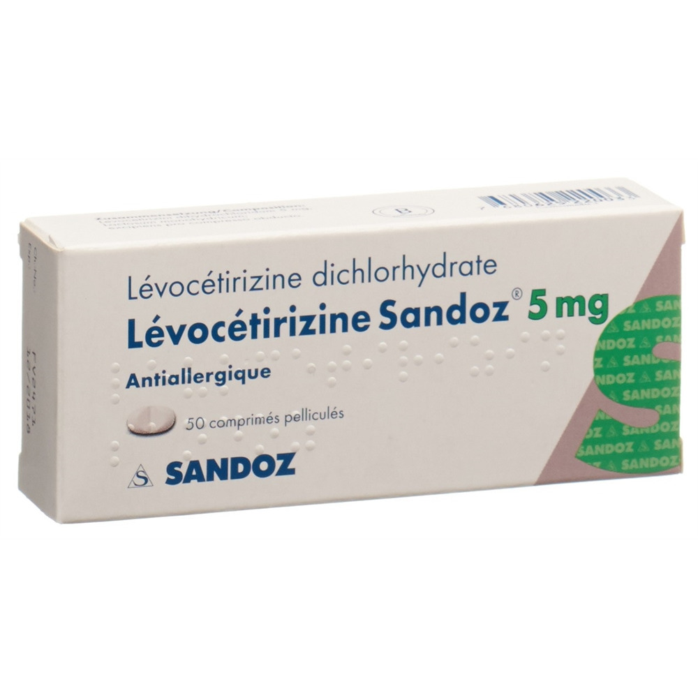 LEVOCETIRIZINE Sandoz 5 mg, image 2 sur 2