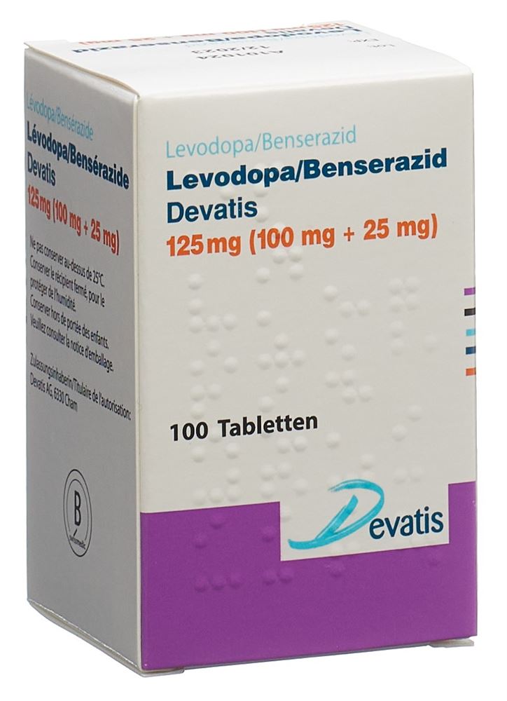 LEVODOPA/BENSERAZIDE Devatis 125 mg, Hauptbild