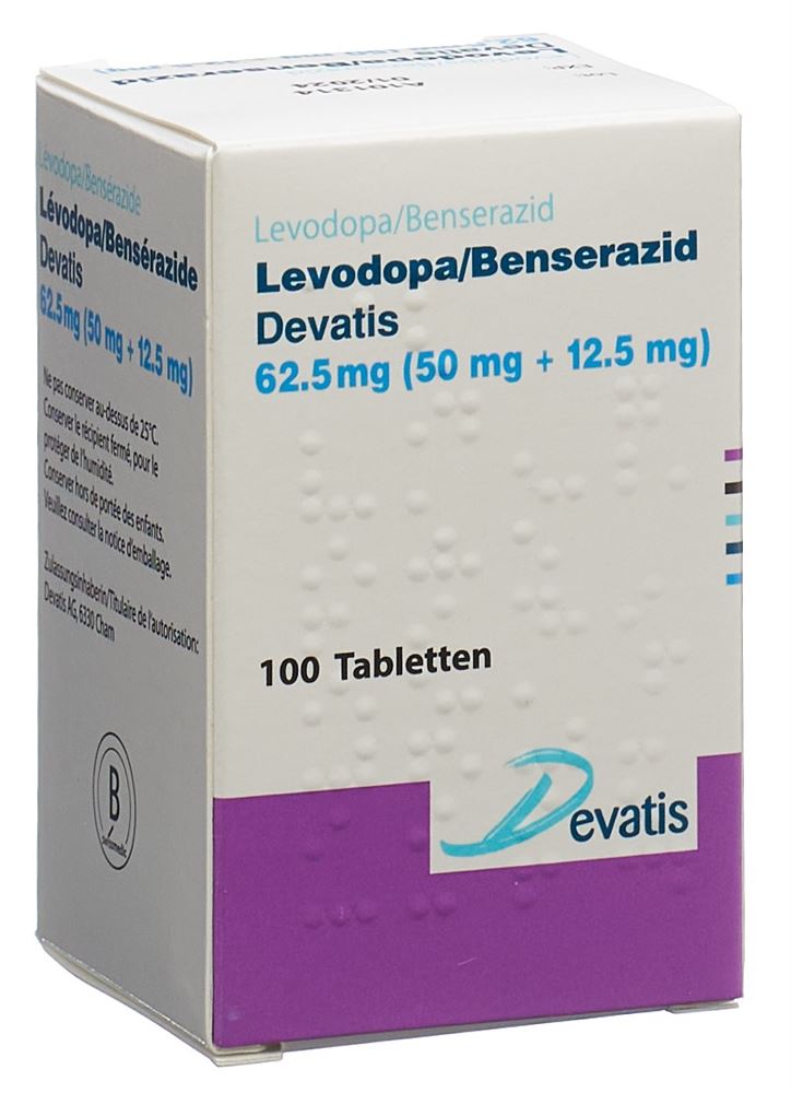 LEVODOPA/BENSERAZIDE Devatis 62.5 mg, image principale