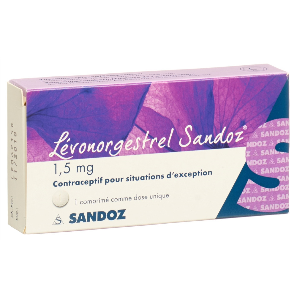 LEVONORGESTREL Sandoz 1.5 mg, Bild 2 von 2