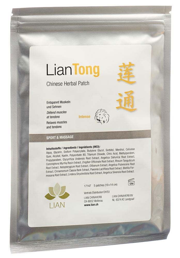 LIANTONG Chinese Herbal Intense Patch, image 4 sur 5
