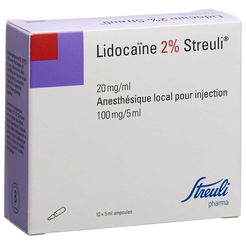 LIDOCAINE Streuli 100 mg/5ml, image 2 sur 2