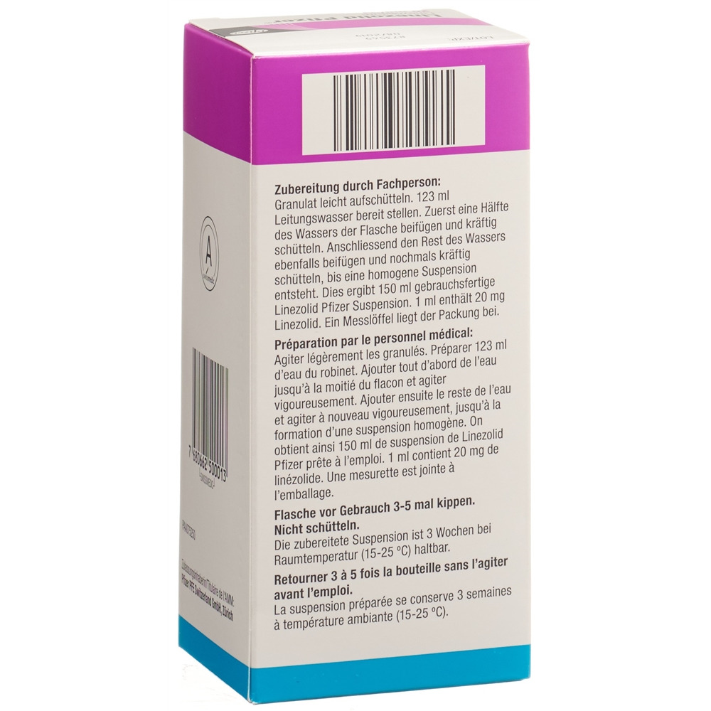 LINEZOLIDE Pfizer 20 mg/ml, Bild 2 von 2