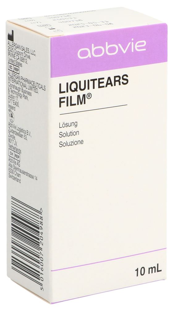 LIQUITEARS FILM gtt opht fl gtt 10 ml, image principale