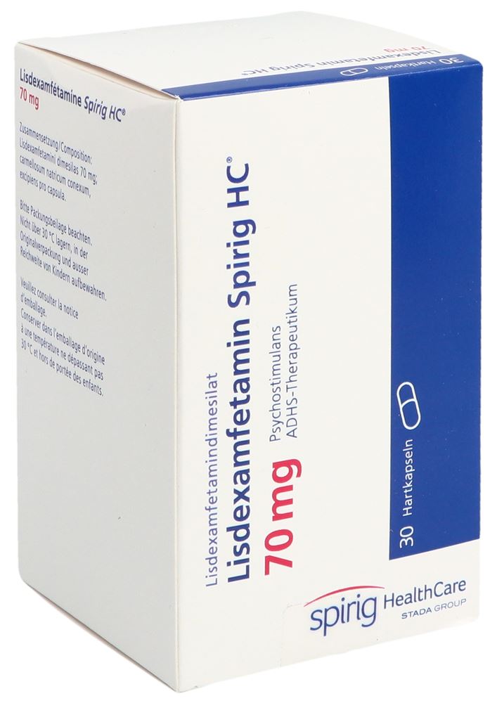 LISDEXAMFETAMINE Spirig HC 70 mg, Hauptbild