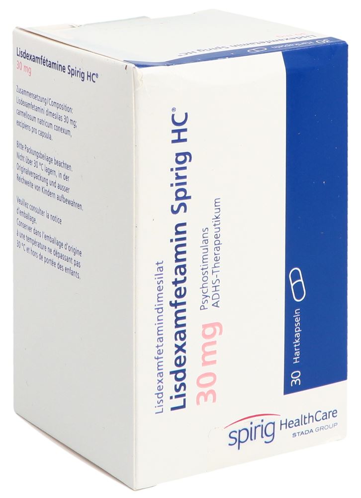 LISDEXAMFETAMINE Spirig HC 30 mg, image principale