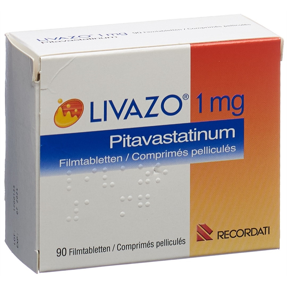 LIVAZO cpr pell 1 mg blist 90 pce, image principale