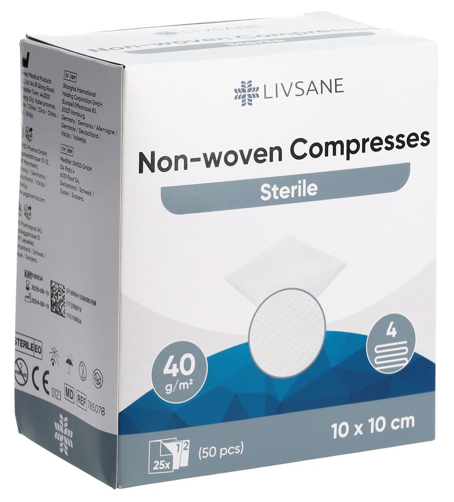 LIVSANE compresse en non-tissé