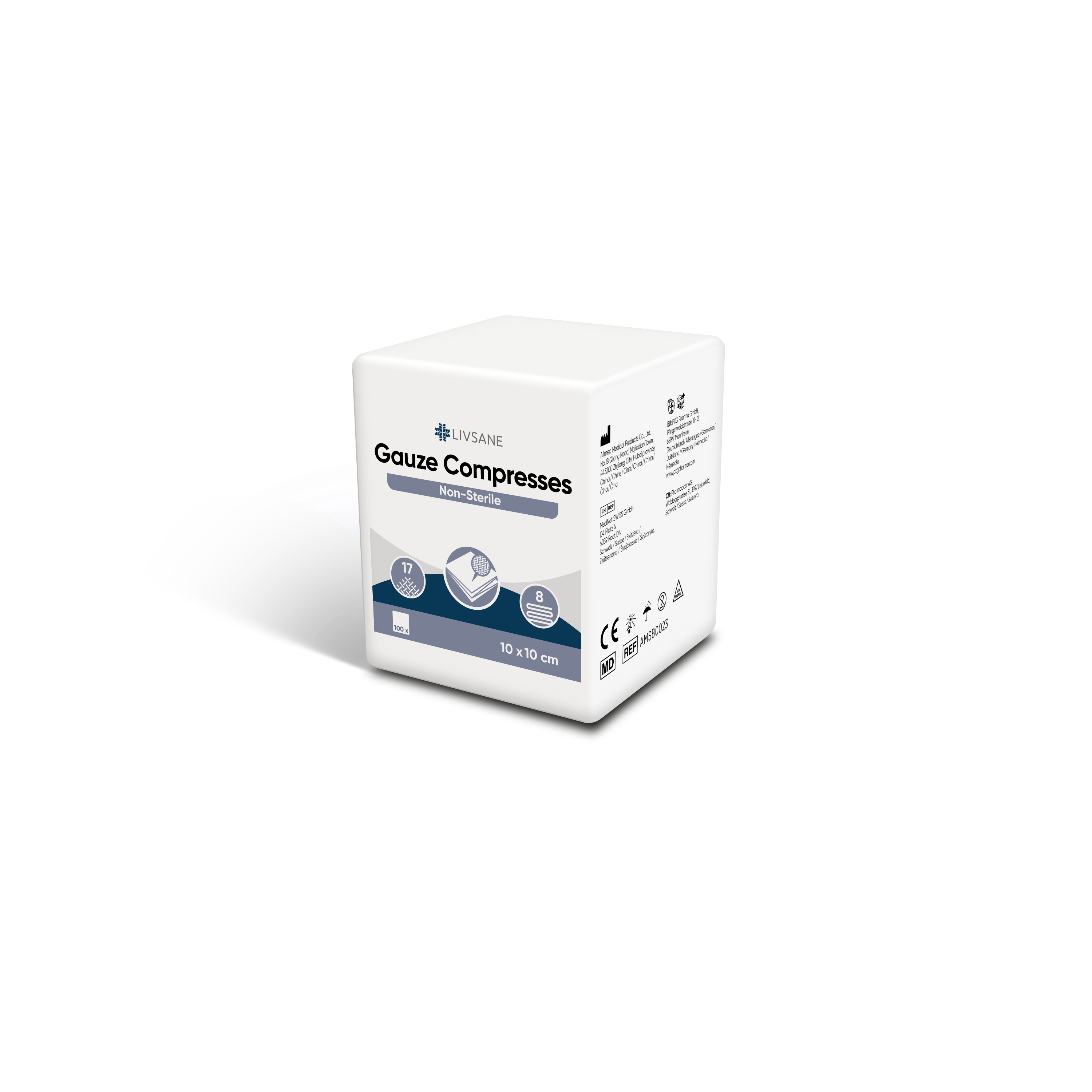 LIVSANE compresses de gaze