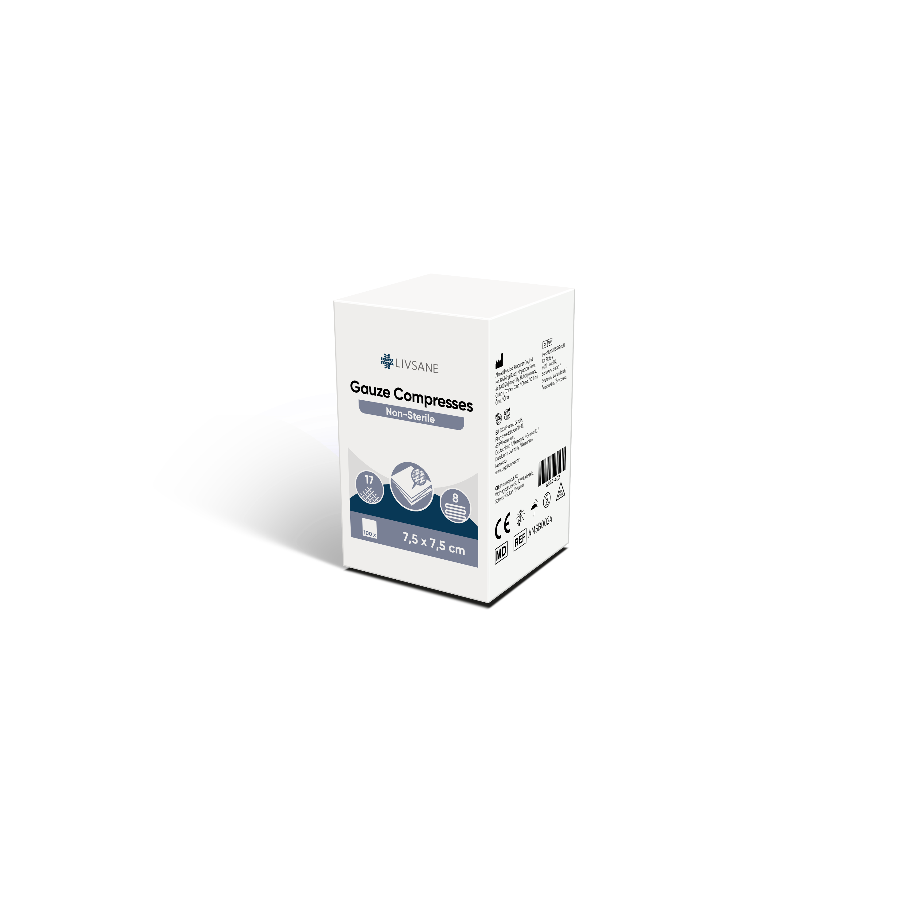 LIVSANE compresses de gaze