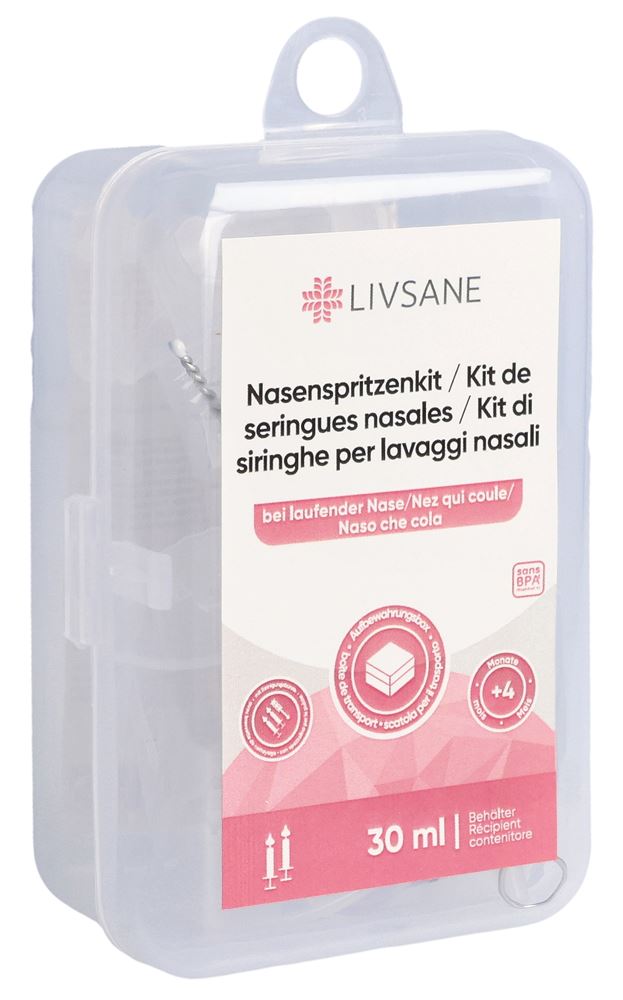LIVSANE kit de seringues nasales