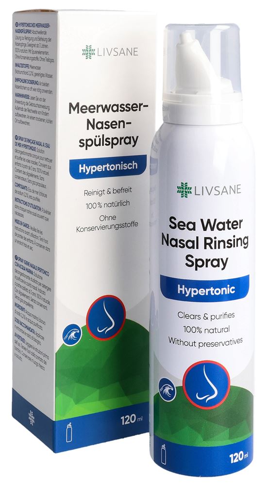 LIVSANE Meerwasser-Nasenspülspray