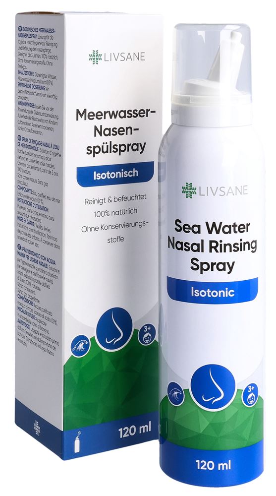 LIVSANE Meerwasser-Nasenspülspray