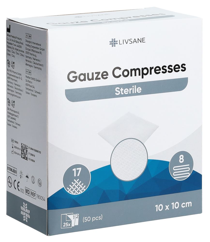 LIVSANE Mullkompresse