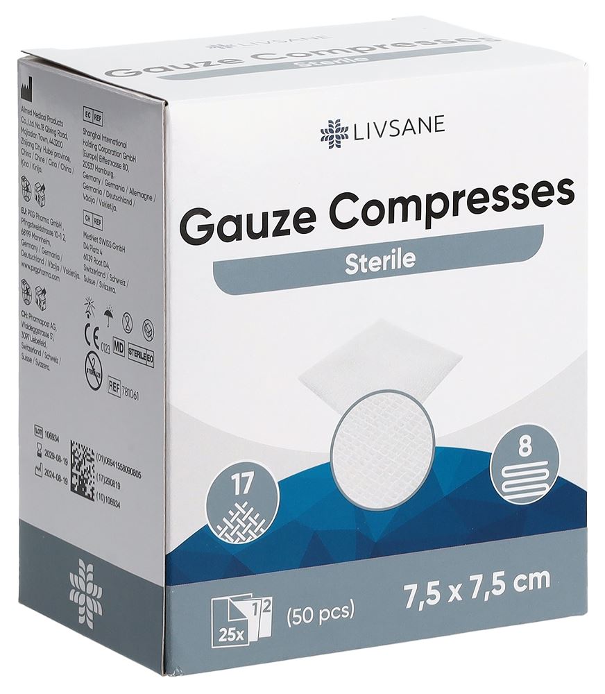LIVSANE Mullkompresse