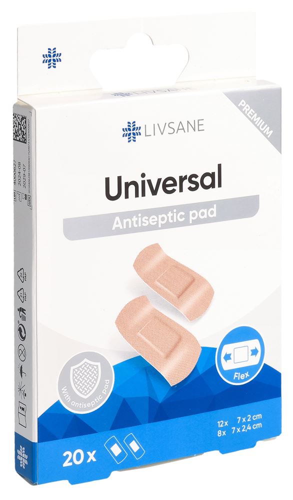 LIVSANE Premium pansements universels en bandes