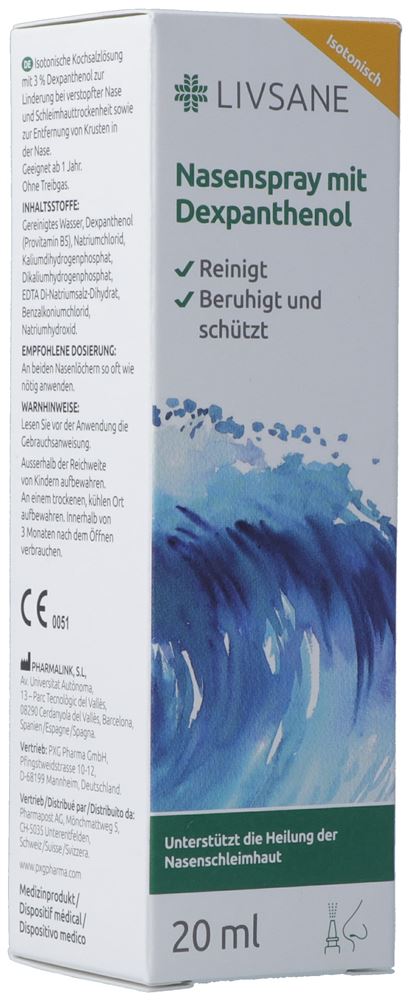 LIVSANE spray nasal au dexpanthénol spr 20 ml, image principale