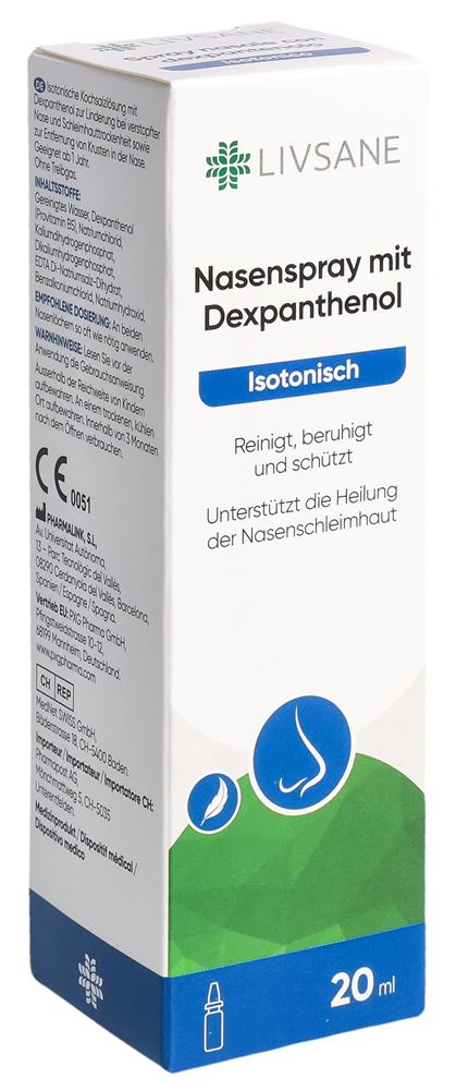 LIVSANE spray nasal au dexpanthénol spr 20 ml