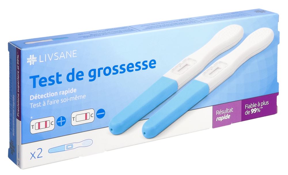 LIVSANE Test de grossesse détection rapide