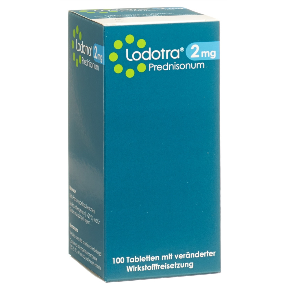 LODOTRA Ret Tabl 2 mg Ds 100 Stk, Hauptbild