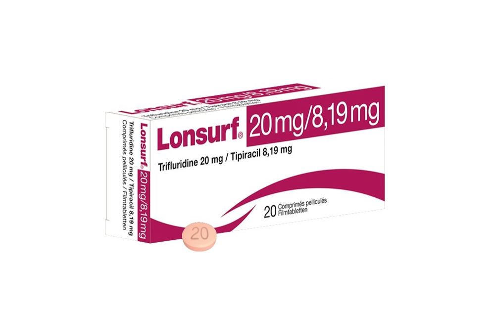 LONSURF cpr pell 20mg/8.19mg blist 20 pce, image principale