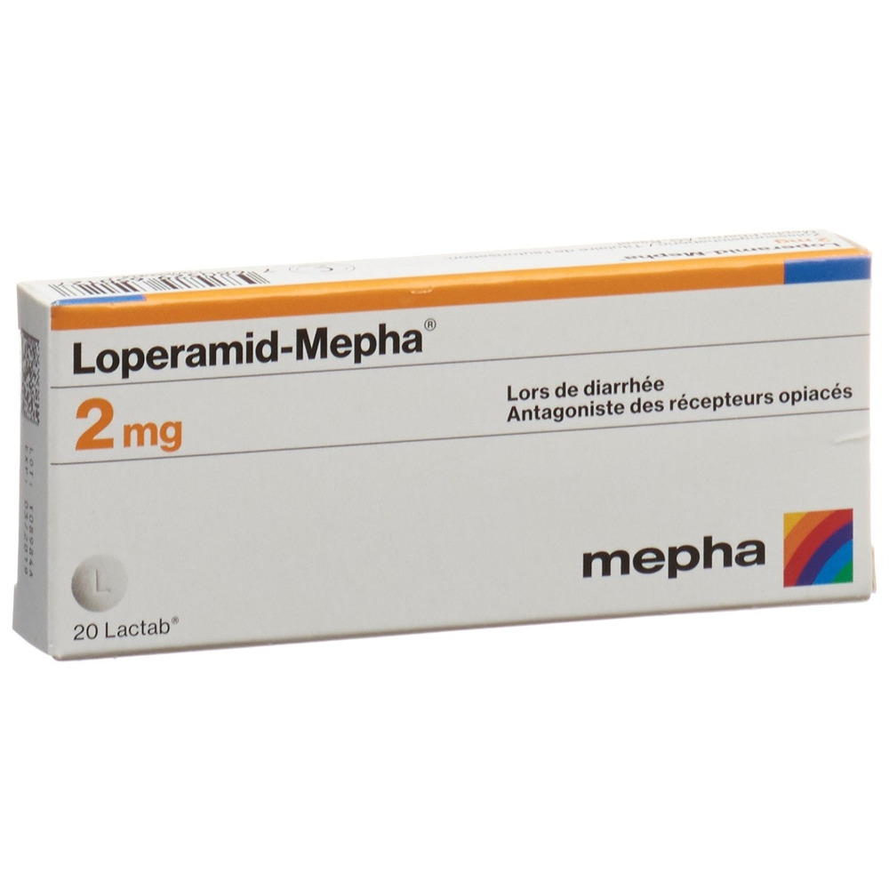 LOPERAMIDE Mepha 2 mg, image 2 sur 2