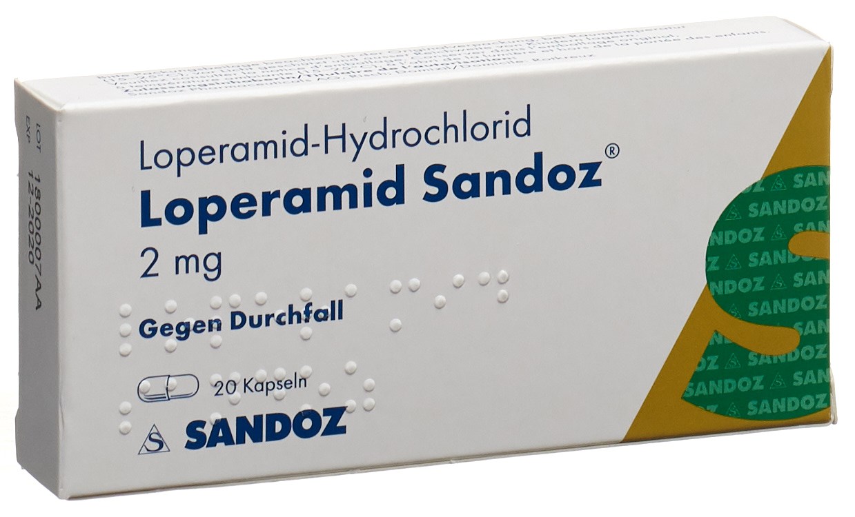 LOPERAMIDE Sandoz 2 mg, image principale LOPERAMIDE Sandoz 2 mg, image principale