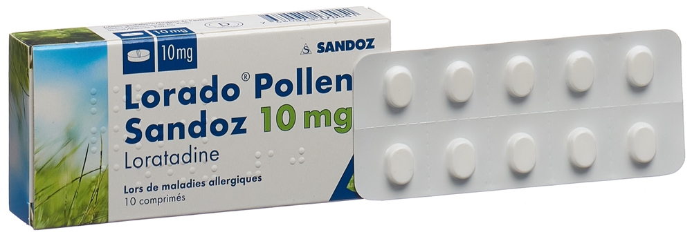 LORADO Pollen Sandoz 10 mg, image 3 sur 4