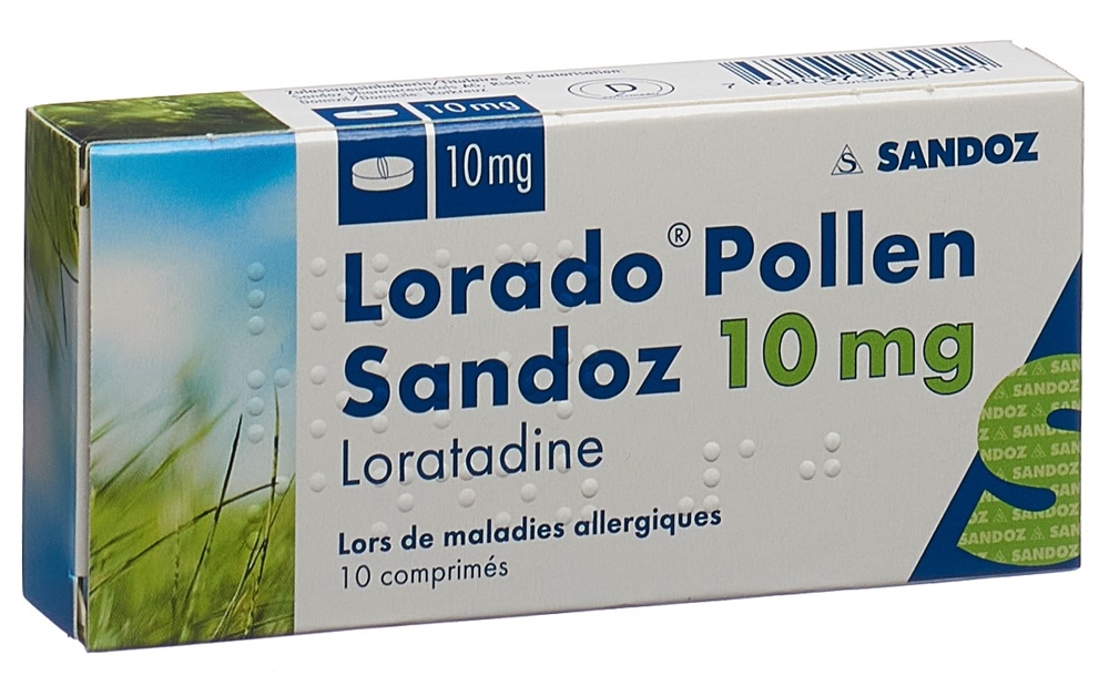 LORADO Pollen Sandoz 10 mg, image 4 sur 4