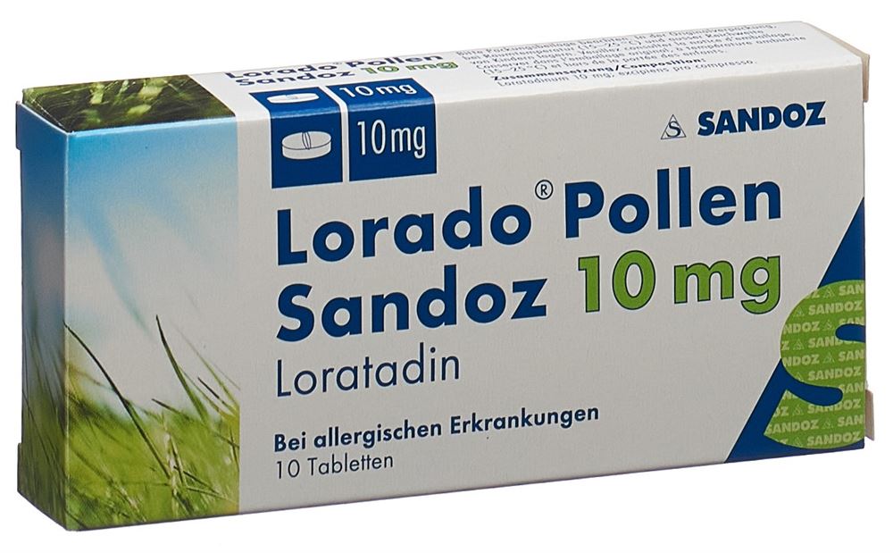 LORADO Pollen Sandoz 10 mg