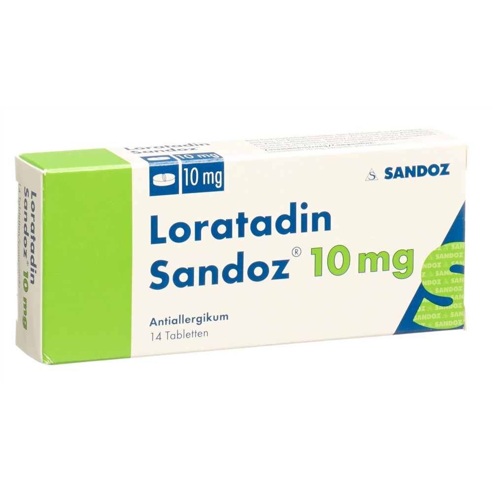 LORATADINE Sandoz 10 mg, Hauptbild