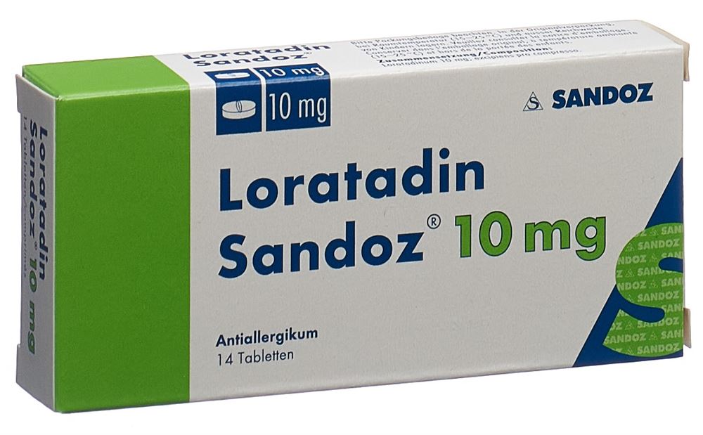 LORATADINE Sandoz 10 mg, Hauptbild