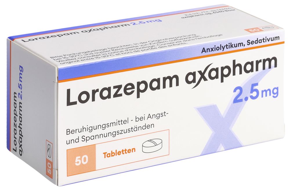 LORAZEPAM axapharm 2.5 mg, Hauptbild