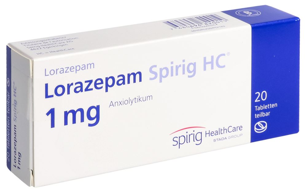 LORAZEPAM Spirig HC 1 mg