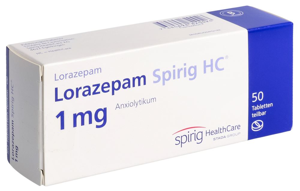 LORAZEPAM Spirig HC 1 mg