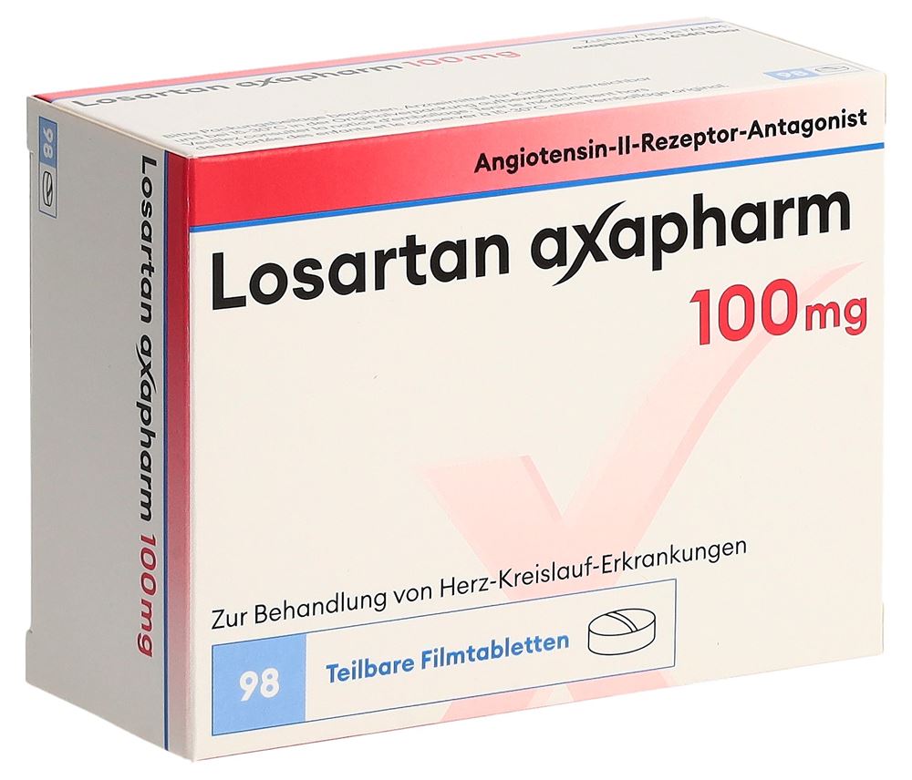 LOSARTAN axapharm 100 mg, image principale