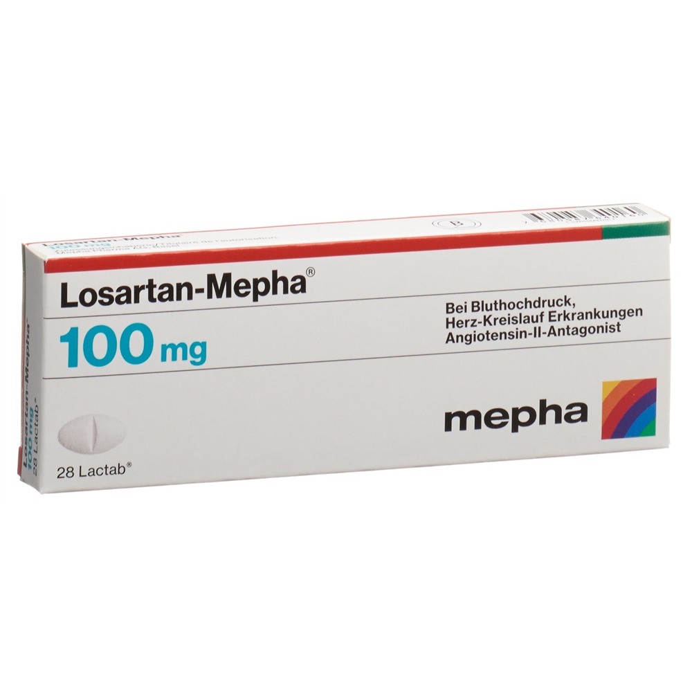 LOSARTAN Mepha 100 mg, Hauptbild